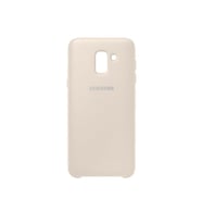 Galaxy J6 2018 ile Uyumlu Dual Layer Sert Kılıf Gold