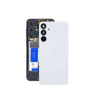 Samsung A16 4G Arka Kapak - Arka Pil Batarya Kapağı Kamera Lensli - SM-A165 Uyumlu (Gri)