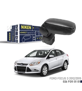 Niken Ford Focus 3 Kol Dayama Kolçak Siyah 2012-2015 Arası Uyumlu