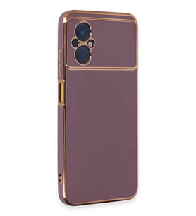 Poco M5 Kılıf Volet Silikon - Mor
