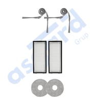 Roborock Saros Z70 Uyumlu 2 Yan Fırça 2 Filtre 2 Mop