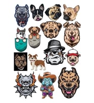 Köpek Sticker -8 13 Parça Telefon, Tablet, Defter, Laptop Sticker