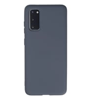 Galaxy S20 Kılıf Nano içi Kadife Silikon - Gri
