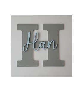 ÇOCUK VE BEBEK ODASI KAPI VE DUVAR SÜSÜ İSİMLİ PANO