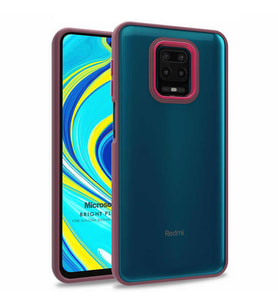 Microsonic Xiaomi Redmi Note 9 Pro Max Kılıf Bright Planet Kırmızı