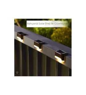 WaterProof Solar Merdiven Lambası 4 Adet