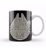 Star Wars Millenium Falcon Kupa Bardak Porselen