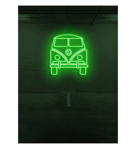 Minibüs Figürlü Neon Tabela