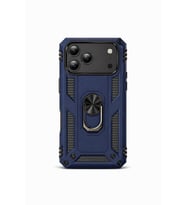 iPhone 17 Pro 6.3" Magforge Titan Ring Armor Case Lacivert