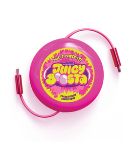 Mustard M11080A Juicy Boosta  USB-C 100W Hızlı Şarj Kablosu - Pembe