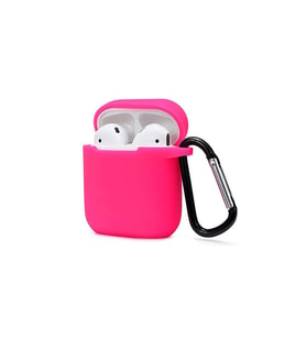 Apple Airpods 2 (2.nesil) Sert Silikon Kılıf - Pembe