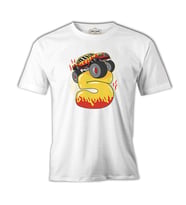 Birthday Monster Truck with Number 5 Beyaz Erkek Tshirt