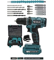 12V Çift Akülü Metal Şanzıman Bakır Sargı Şarjlı Matkap Vidalama