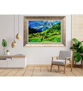 Gümüş Çerçeveli Tablo nb1028