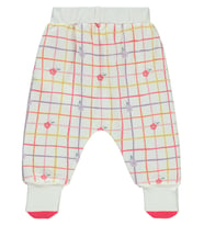 Civil Baby Kareli Çiçek Baskılı 1-6 Ay Tek Alt Bebe - Ekru