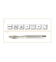 Makina Takım HSS-E DIN371/B Eğik Ağız Makina Kılavuzu M2.5-MTE B00105710250