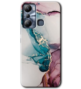 İnfinix Hot 20i Kılıf HD Desen Baskılı Kılıf - Liquid Mermer