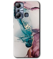 İnfinix Hot 20i Kılıf HD Desen Baskılı Kılıf - Liquid Mermer