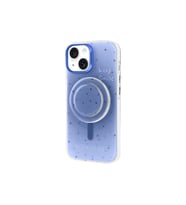 Apple iPhone 15 Uyumlu Kılıf M-safe Şarj Özellikli Tak-Çıkar Pop Soketli Zore Tiktok Kapak (Mavi)