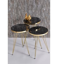 Zigon Sehpa Gold Bendir Tel
