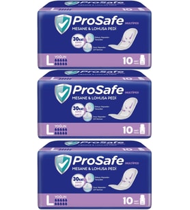 Prosafe Mesane & Lohusa Pedi  L-Büyük Yoğun 30 Adet (3PK*10)