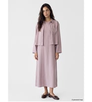 LCW Modest Lila Loose Fit Kadın Gömlek