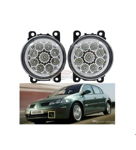 SİS FARI SET (LEDLİ) MEGANE 2 2003- (Füme)