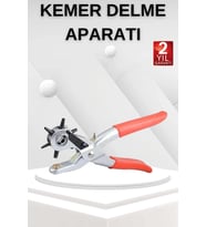 Kemer Delme Makinesi Aleti Kemer Delme Pensi Kumaş Kemer Ayakkabı Deri