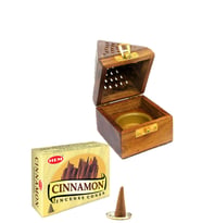 Konik Tütsü Yakma Kutusu Cinnamon Cones