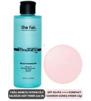 the fair. Yağlı Akneye Yatkın Cilt Salisilik Asit Tonik 200 ml ve SPF 50+/PA Kompakt Güneş Kremi 13 gr