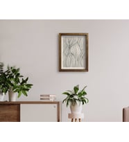 BK Home Doğal Masif Ahşap Çerçeveli Tablo 45x65cm-43