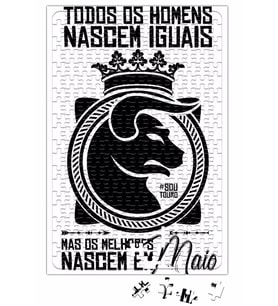 Touro Masculina Maio Preta Puzzle 240 Parça Yapboz