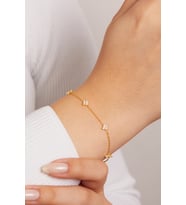 Elika Silver Kadın Minimal 925 Ayar Gümüş Bileklik