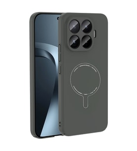 Lexroo Xiaomi 17T Pro Kılıf M-Safe Şarj Özellikli Kamera Korumalı Elio Sert PC Kılıf - Siyah
