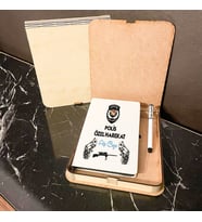 Polis Özel Harekat Ahşap Kutulu Defter Kalem Set 001