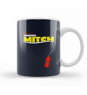 Baywatch Finding Mitch Nemo Dory Logo Kupa Bardak Porselen