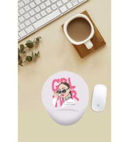 Girl Power Desenli Bilek Destekli Mouse Pad