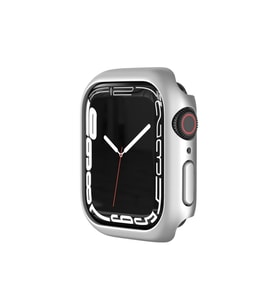 Apple Watch 7 41mm Uyumlu Zore Watch Gard 07 Sert PC Koruyucu (Gümüş)