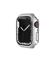 Apple Watch 7 41mm Uyumlu Zore Watch Gard 07 Sert PC Koruyucu (Gümüş)