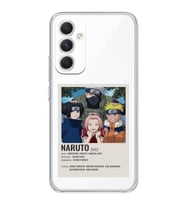 Samsung Galaxy A35 Uyumlu Naruto Anime Desenli Şeffaf Telefon Kılıfı