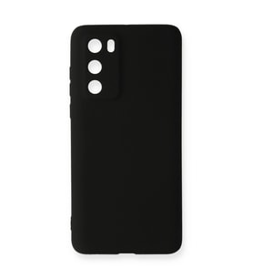 Huawei P40 Kılıf First Silikon - Siyah