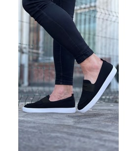 Siyah Triko Babet Erkek Casual Ayakkabı