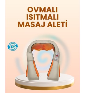 Ovmalı Isıtmalı Masaj Aleti Boyun Omuz Bel ve Ayak İçin Rahatlatıcı Etki