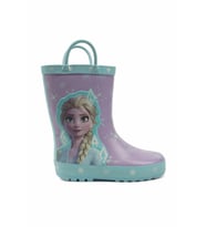 FROZEN LIKA FRZ Mavi Elsa Temalı Kız Çocuk Kışlık Yağmur Çizmesi Botu