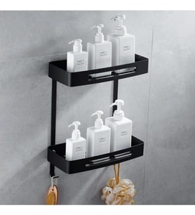 ARYAMO DUŞ İÇİ LİF ASKILI METAL 2 KATLI ŞAMPUANLIK