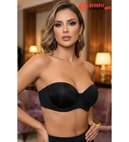 Le Jardin Premium Mikro Klasik Boş Kap Desteksiz Dolgusuz Straplez Askısız Kutulu Tekli Sütyen