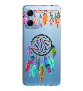 PrintiFy Xiaomi Redmi Note 12 4G ile Uyumlu Nazar Boncuğu 6  Kamera Korumalı Şeffaf Silikon Kılıf