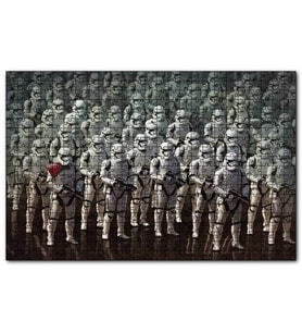 Cakapuzzle Star Wars Güç Stormtroopers Puzzle Yapboz MDF (Ahşap) (120 Parça)