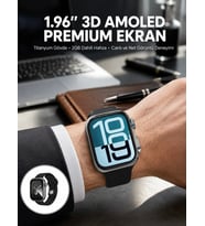 RS12 PRO+ 2025 Serisi Özel Üretim Full Ekranlı Akıllı Saat – Nabız ve Uyku Takibi, Bluetooth Arama,