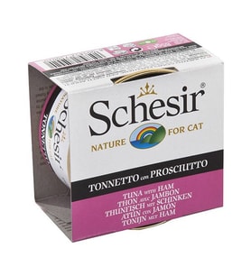 Schesir C140 Jelly Ton Balıklı ve Jambonlu Jöleli Kedi Konservesi 85 Gr